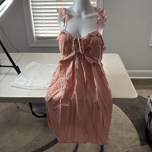 L Cupshe pink/peach sundress New w/tags